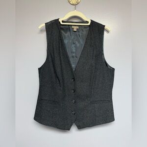 J. Jill Gray Button Down Vest